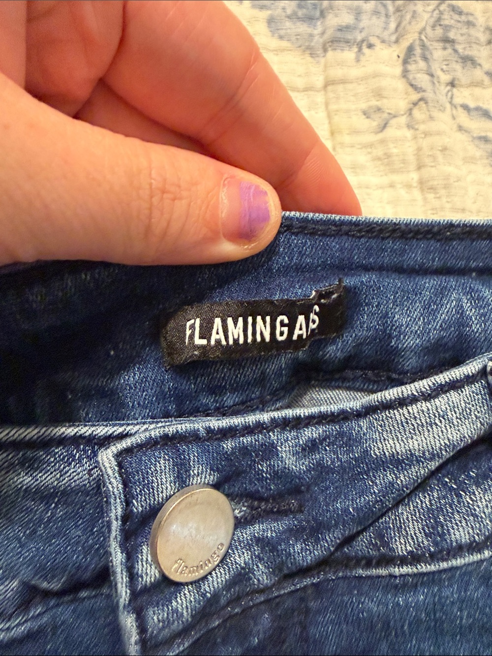Flamingas Dark Wash Jeans - Picture 6 of 7